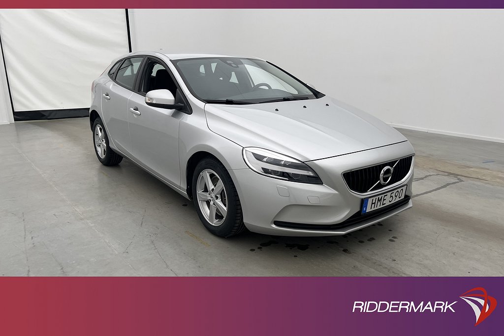 Volvo V40 T2 122hk Kinetic Sensorer Farthållare Låg-Skatt