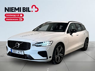 Volvo V60 Recharge T6 AWD R-Design Drag Pvärm Skinn Kamera SoV – bild 1