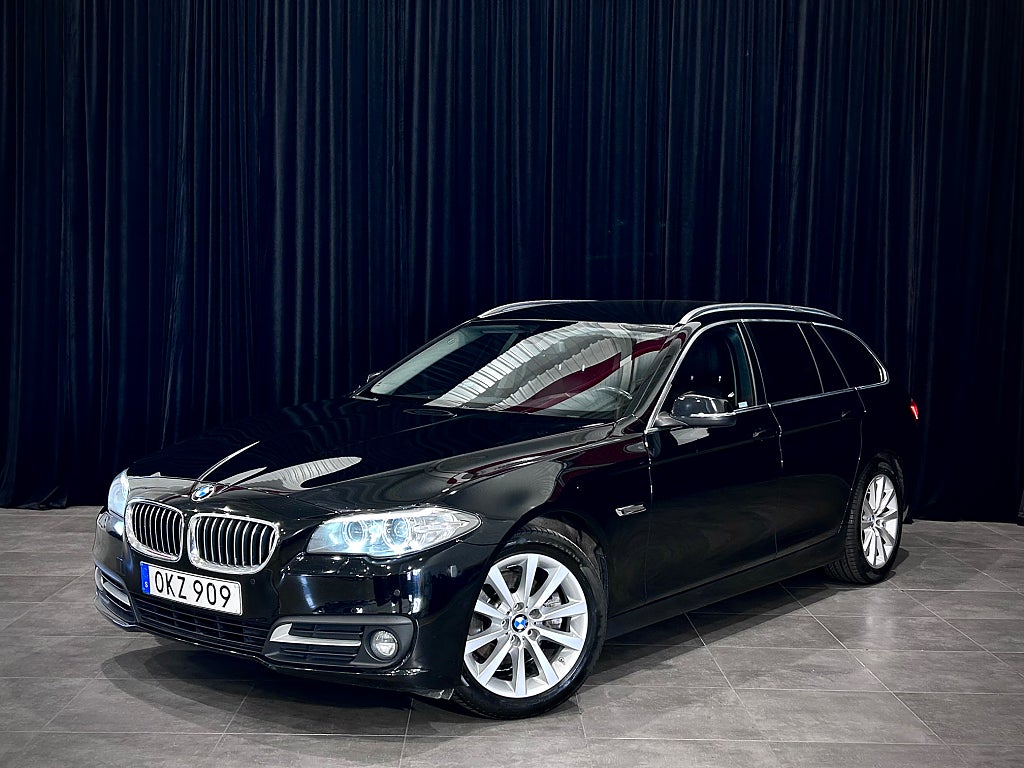 BMW 520d xDrive Touring M-RATT DRAG SKINN P-VÄRM HIFI 190HK