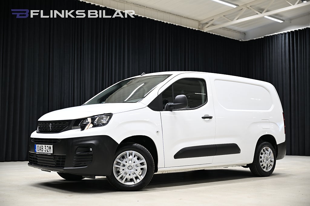 Peugeot Partner 102HK L2 V-Inredd|Drag|Värmare|Backkamera|Nyservad|Moms