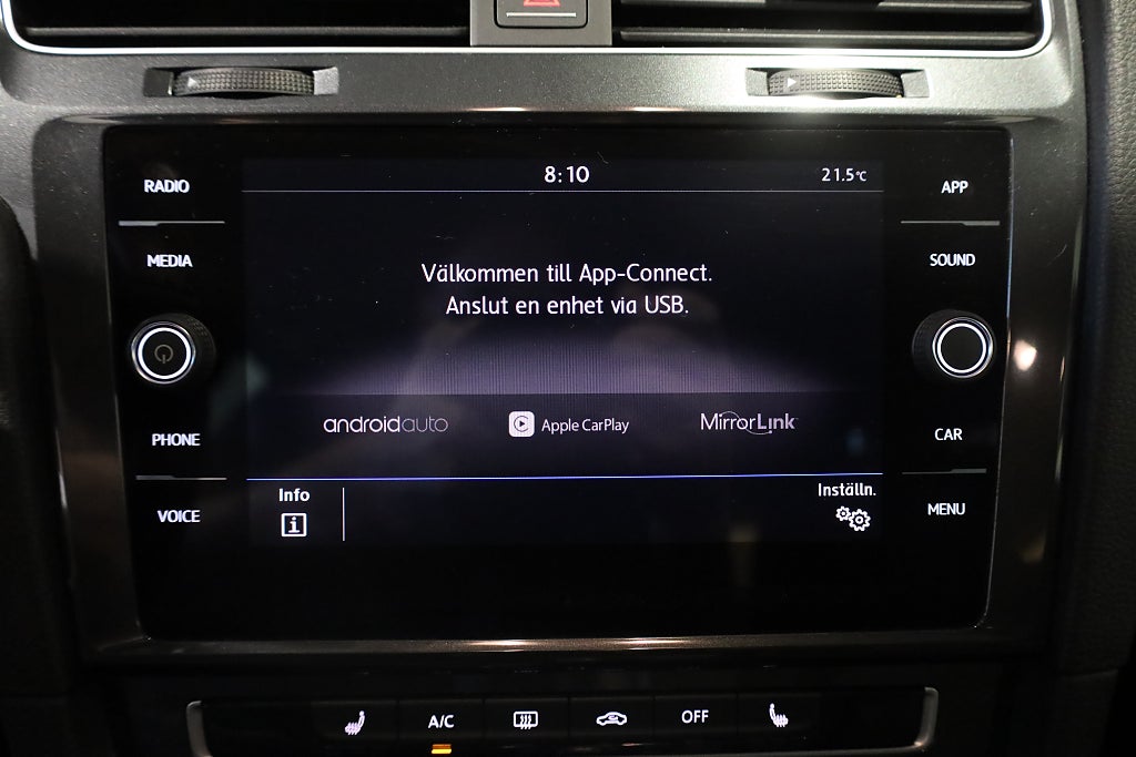 Volkswagen Golf 5-dörrar 1.0 TSI AUT CarPlay Blåtand 2017
