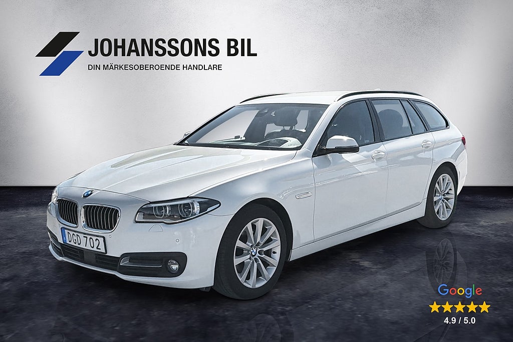 BMW 520d xDrive Touring Värmare Drag Kamera Helskinn