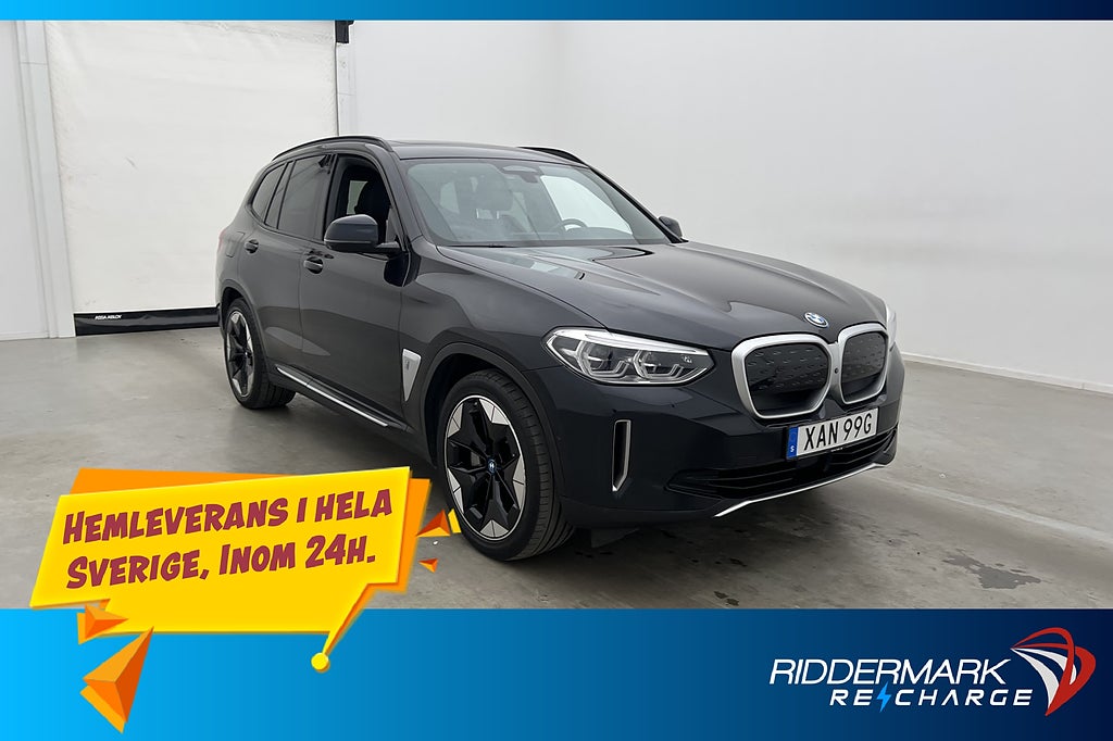 BMW iX3 286hk Charged Plus Panorama Dragkrok H/K 360° HUD