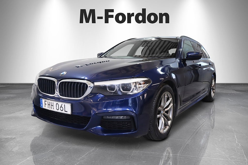 BMW 520d xDrive Touring Aut 190/M-Sport/Pano/Drag/Cockpit/1ägare