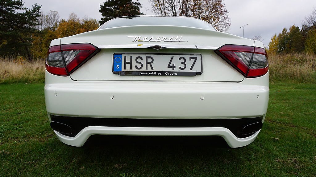 Maserati GranTurismo Sport har en V8-motor på 460 hästkrafter och 520 Nm. 