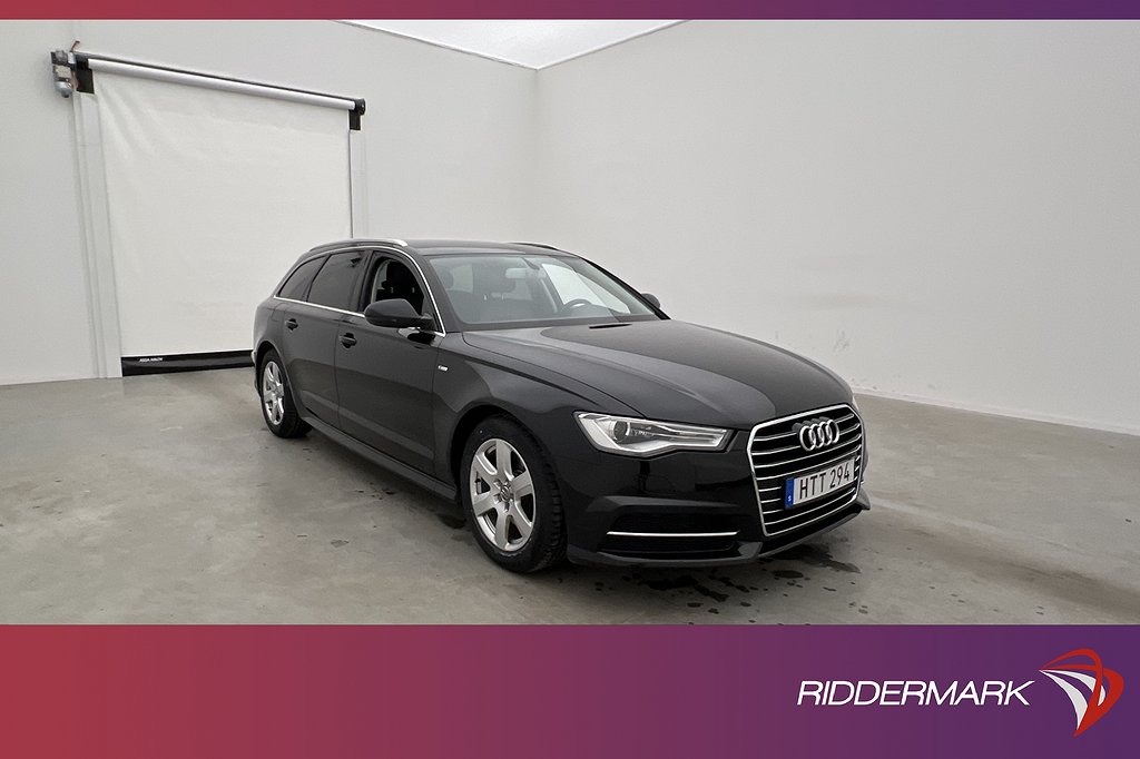 Audi A6 2.0 TDI 190hk S-Line Drag Sensorer Skinn/Alcantara