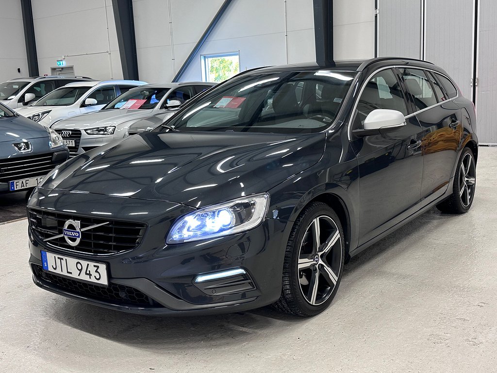 Volvo V60 D3 R-DESIGN 150HK BLIS D-VÄRM DRAG NAVI VOC SENSOR