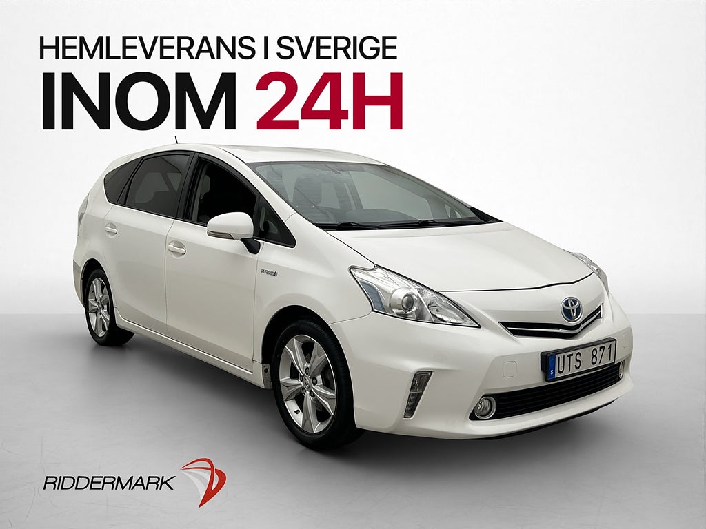 Toyota Prius Hybrid 136hk 7-Sits HUD Skinn Kamera Keyless