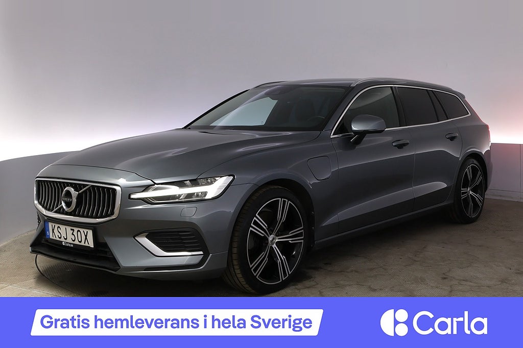 Volvo V60 Recharge T8 AWD Inscription H/K Drag BLIS Läder