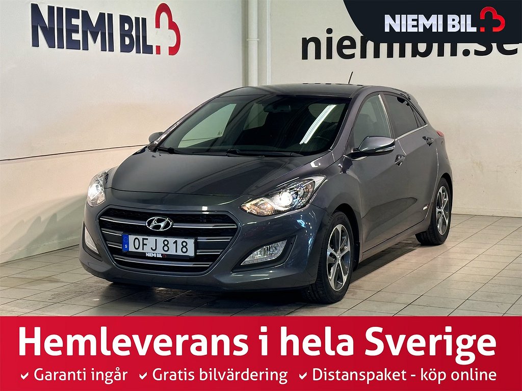 Hyundai i30 5-dörrar 1.6 CRDi Premium Farthållare Psens SoV