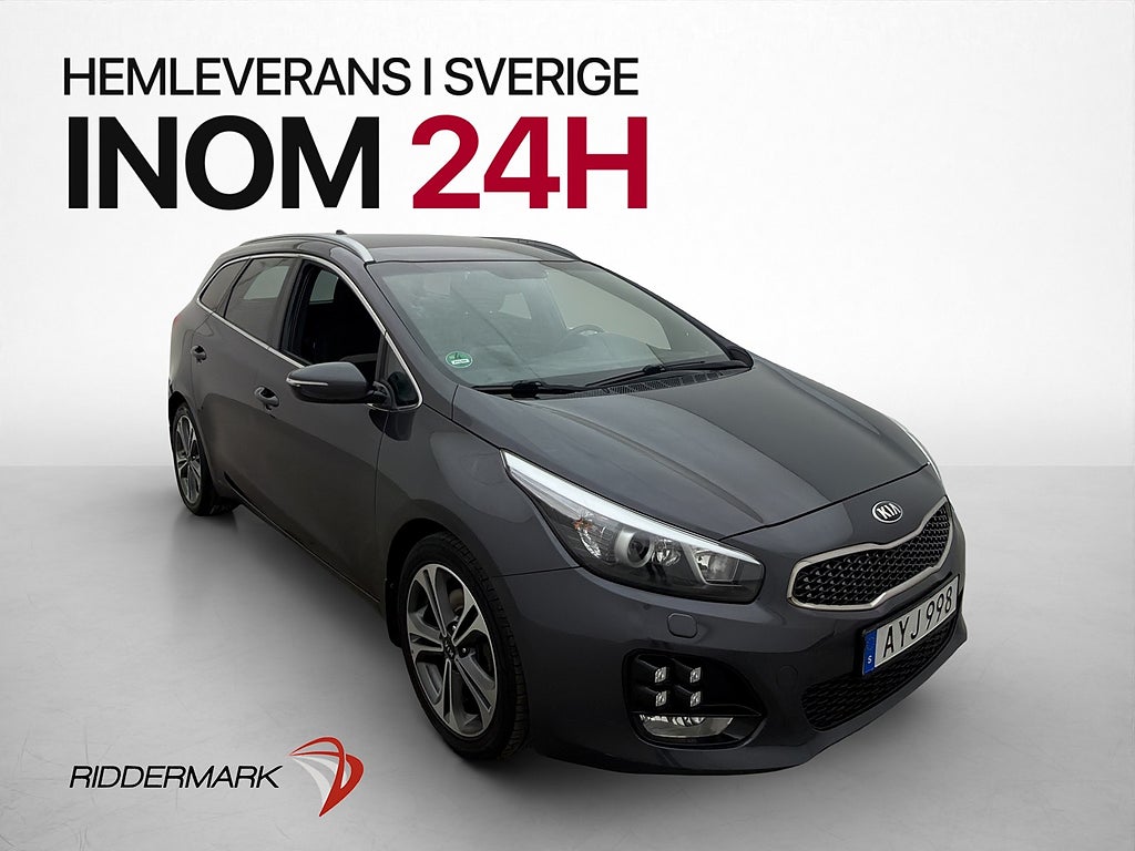 Kia Ceed SW 1.6 CRDi 136hk GT-Line B-Kamera Navi Farthållare