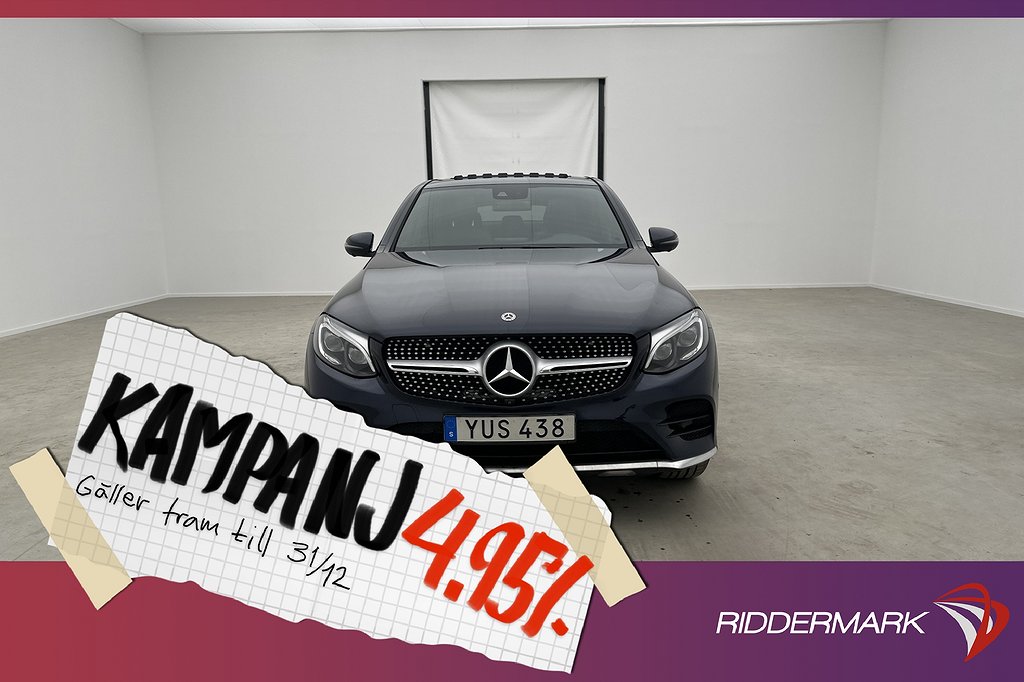 Mercedes-Benz GLC 350 d Coupé 4M AMG Pano Burm 4,95% Ränta