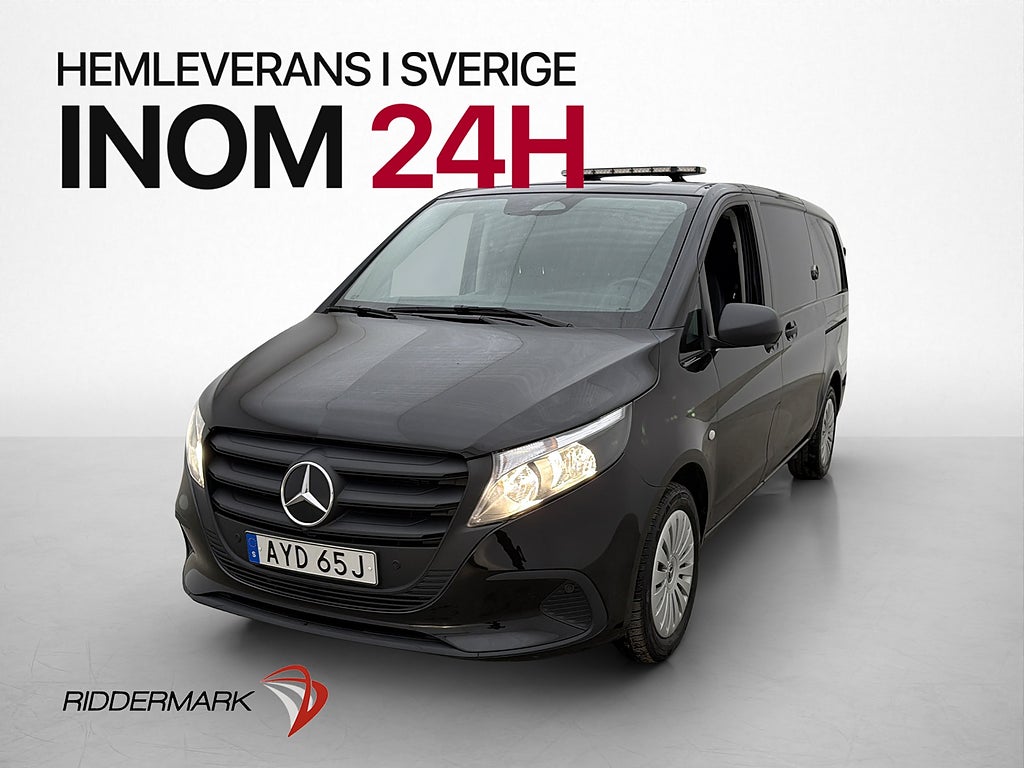Mercedes-Benz Vito L2 116 Värm Drag Kamera 2xDörr Skinn Moms