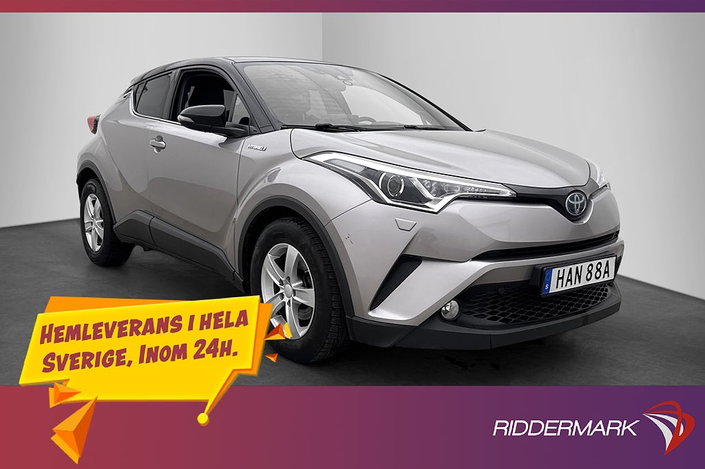 Toyota C-HR Hybrid 122hk X-Edition JBL Kamera Skinn Rattvärm