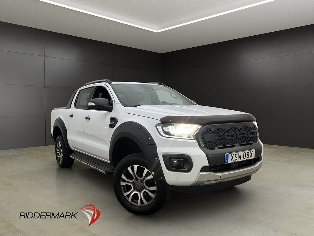 Ford ranger Wildtrak 213hk 4x4 Värmare Skinn Diff Drag Moms