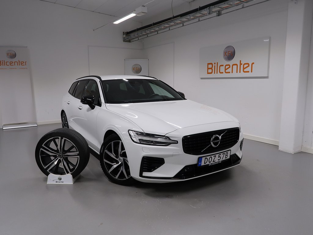 Volvo V60 *KAMPANJ* Recharge T6 AWD R-Design V-Däck ingår Drag-Kamera-Värm