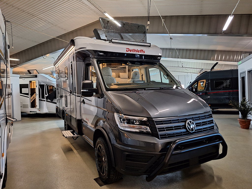 Dethleffs Globebus Performance T 46 4x4 Långbädd, Automat, Solcell, Dragkr
