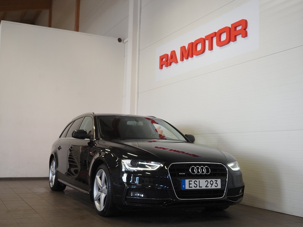 Audi A4 Avant TDI 190hk quattro  S-Line | Drag | D-värm | 2015