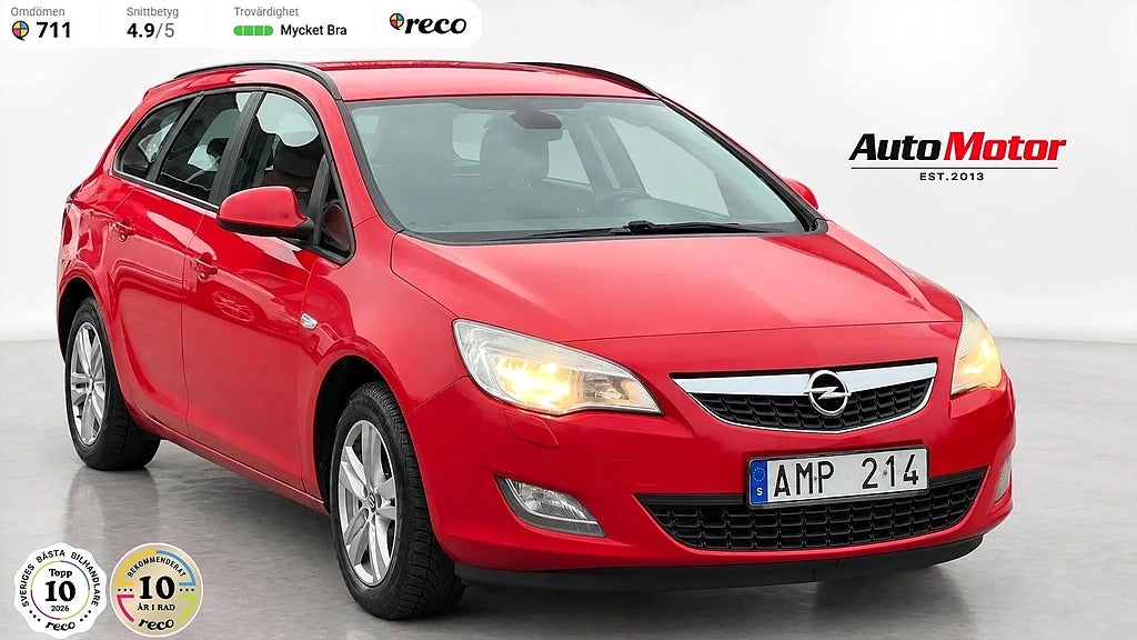 Opel Astra Sports Tourer 1.4 Turbo 140hk från 388kr per månad