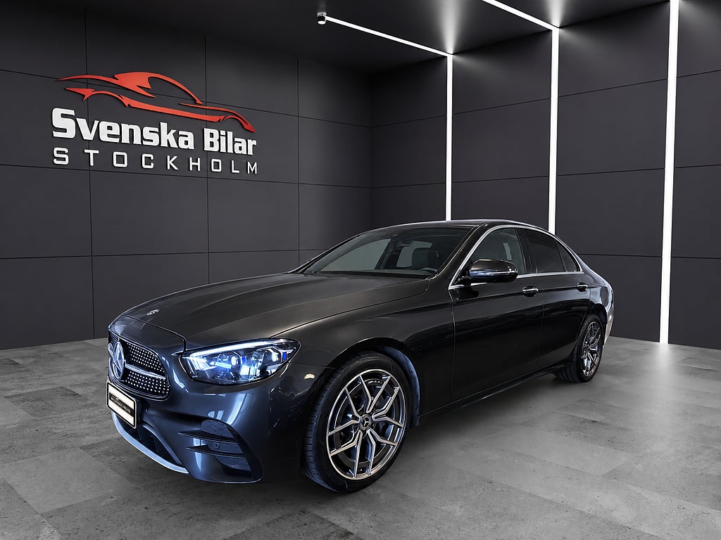 Mercedes-Benz E 220 d 4MATIC 9G-T AMG Line /PANO/DRAG/VÄRMARE/360°/NAVI