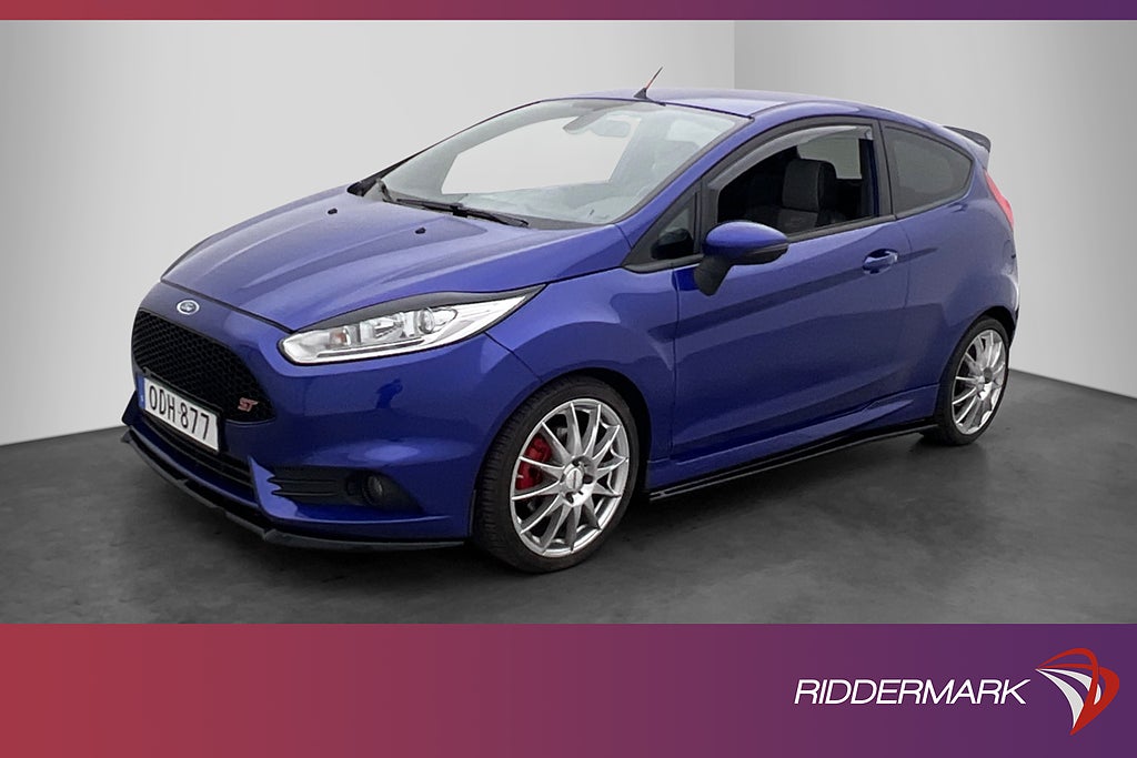 Ford Fiesta ST 182hk Miltek Maxton Kamera Navi Recaro