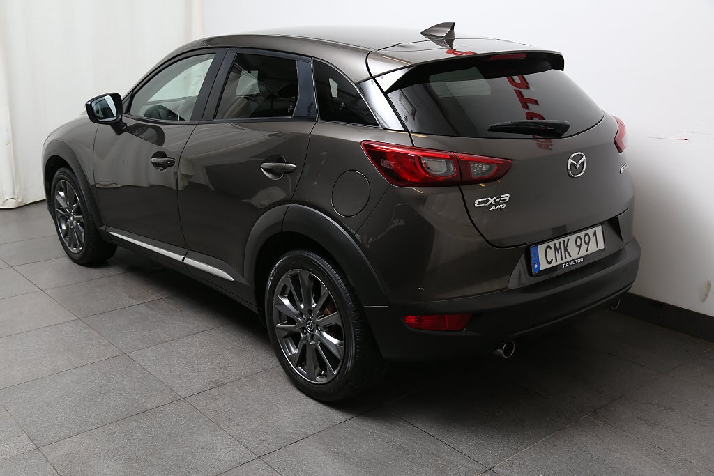Mazda CX-3 2,0 SKYACTIV-G Optimum AWD Aut Head-up BOSE Navi Drag 2017