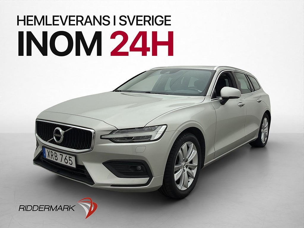 Volvo V60 D4 190hk Pano Drag Värmare H/K Kamera HUD Halvskin