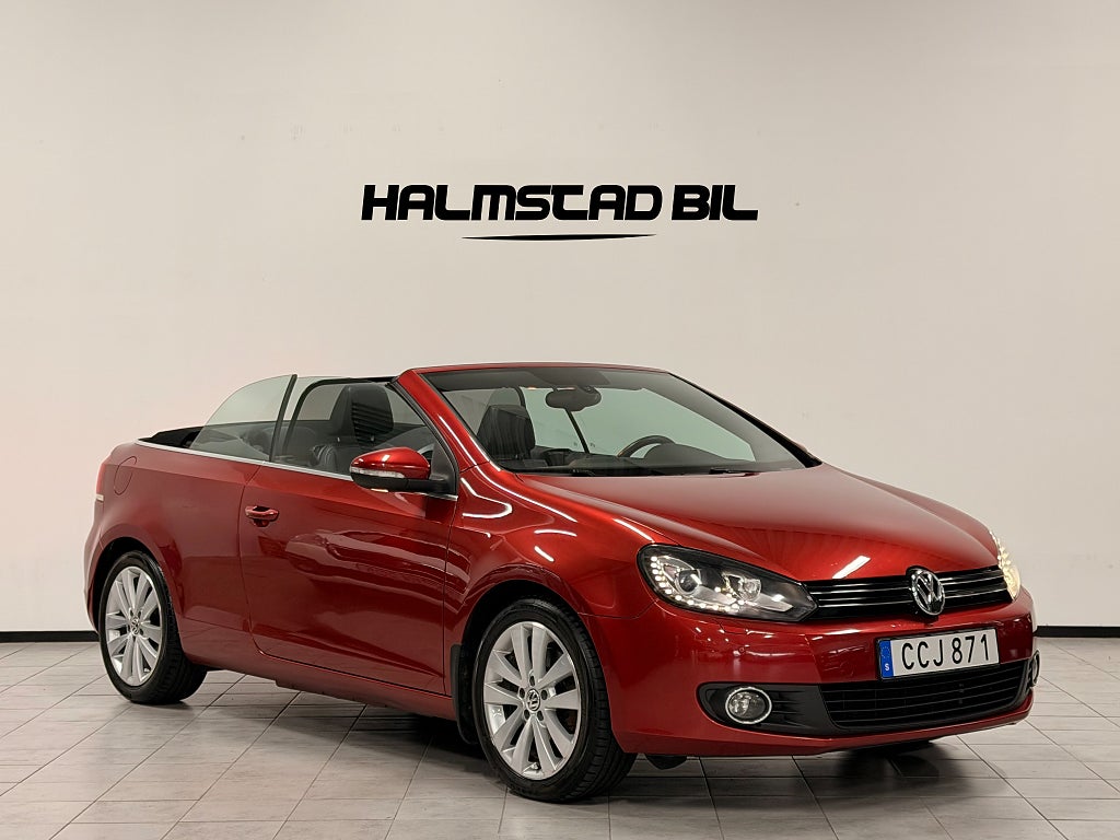 Volkswagen Golf Cabriolet 1.4 TSI 160 hk sportstolar