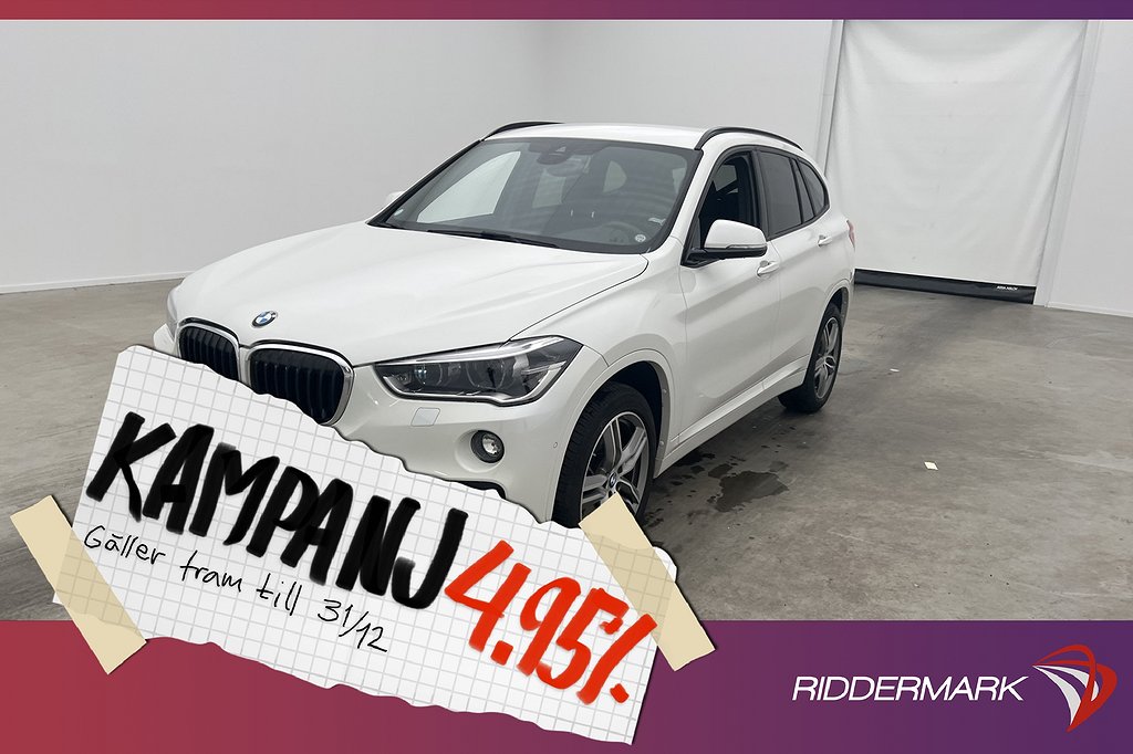 BMW X1 xDrive20d M Sport Kamera Rattvärme Drag 4,95% Ränta