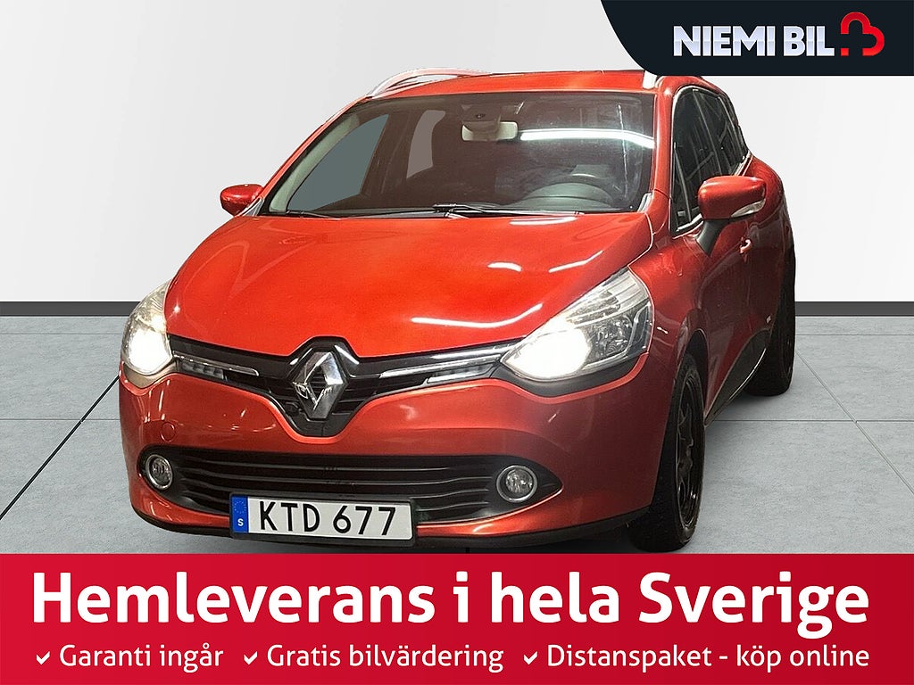 Renault Clio Sport Tourer 0.9 TCe MoK/SoV/AC/BT/Sv-Såld/LågSkatt