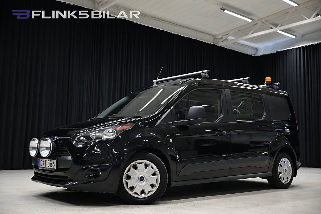 Ford Connect Tourneo 100HK L2 5-Sits|Drag|Värmare|Dubbeldörr|Lågmil|Leasbar