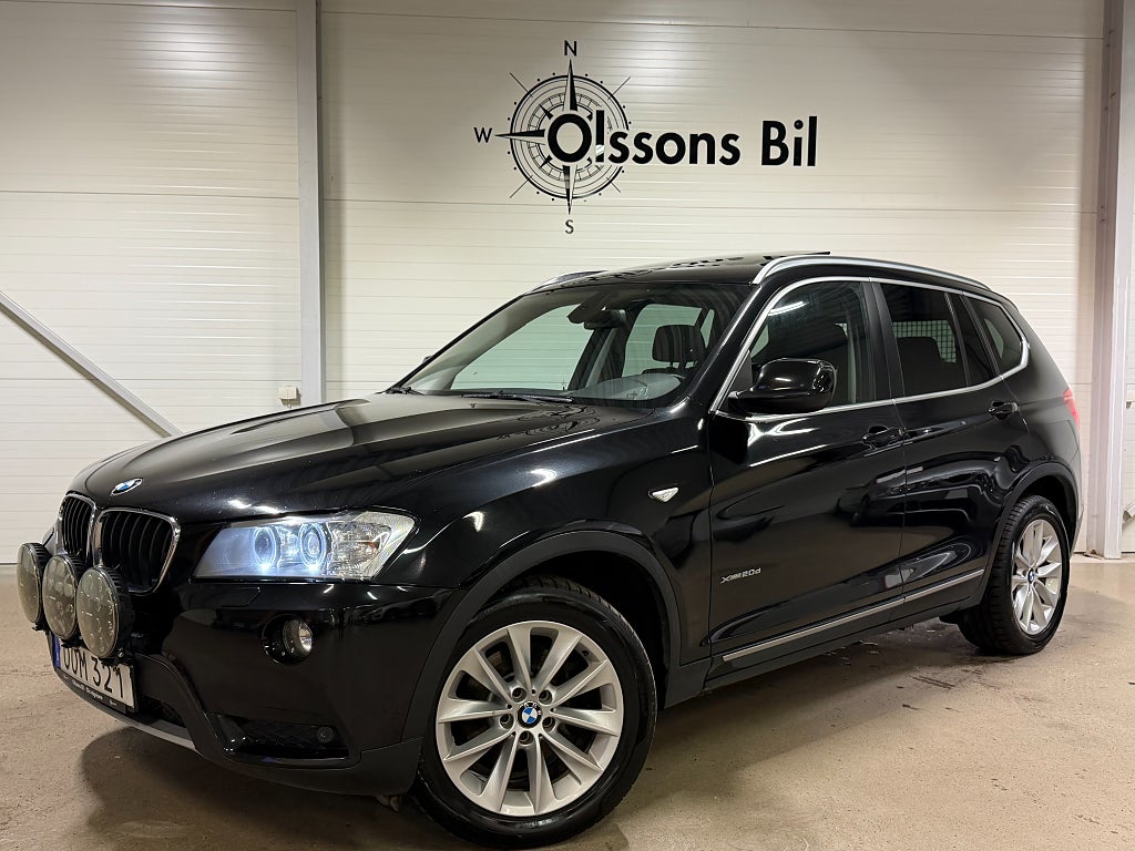 BMW X3 xDrive20d Aut Drag Panorama PDC M&K- Värmare 184hk
