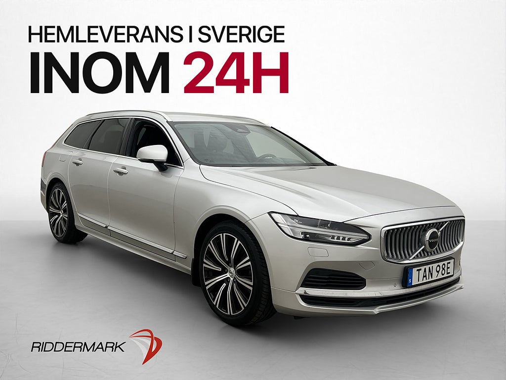 Volvo V90 T6 AWD Inscription H/K Kamera Drag Keyless Skinn