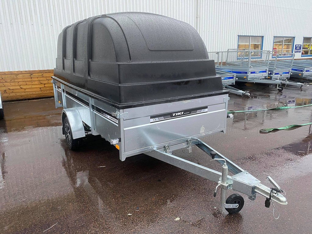 Tikitreiler CS350-LHE Rimfrost & 100cm Plastkåpa- skotersläp 