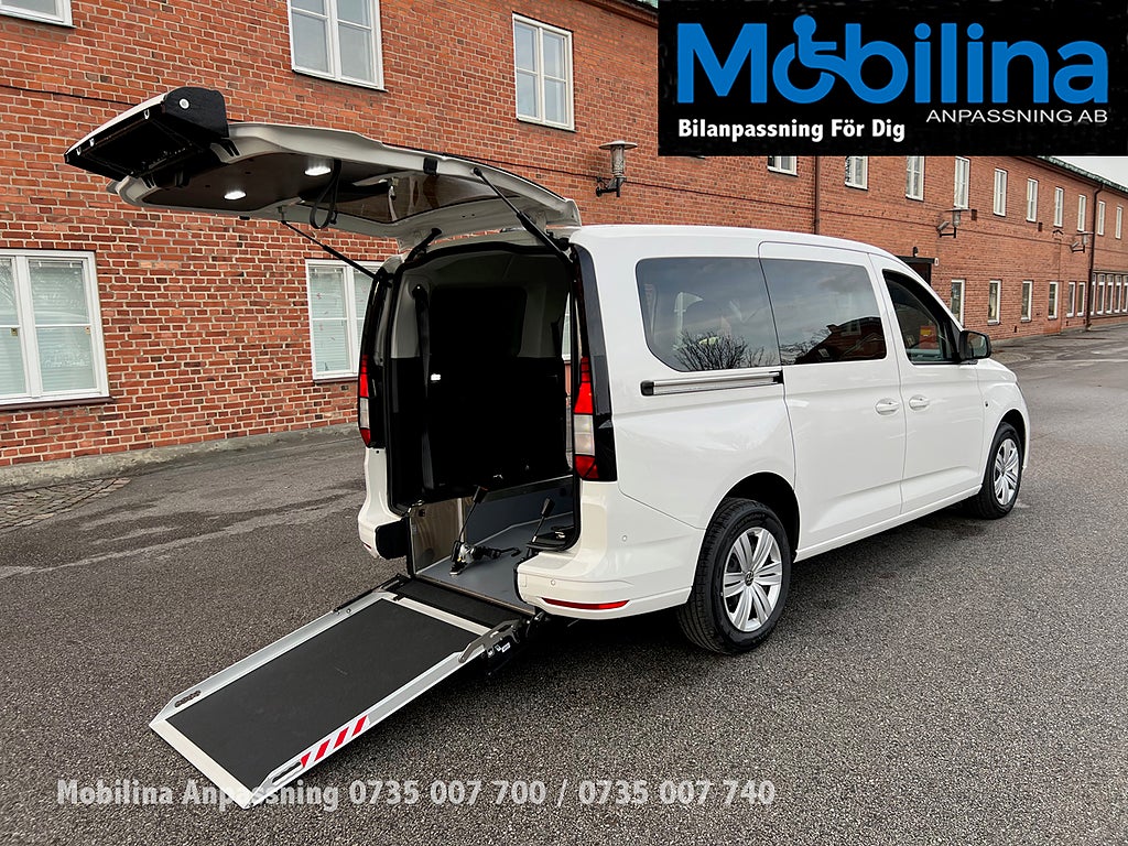 Volkswagen Caddy Handikappanpassad Rullstolsbil 