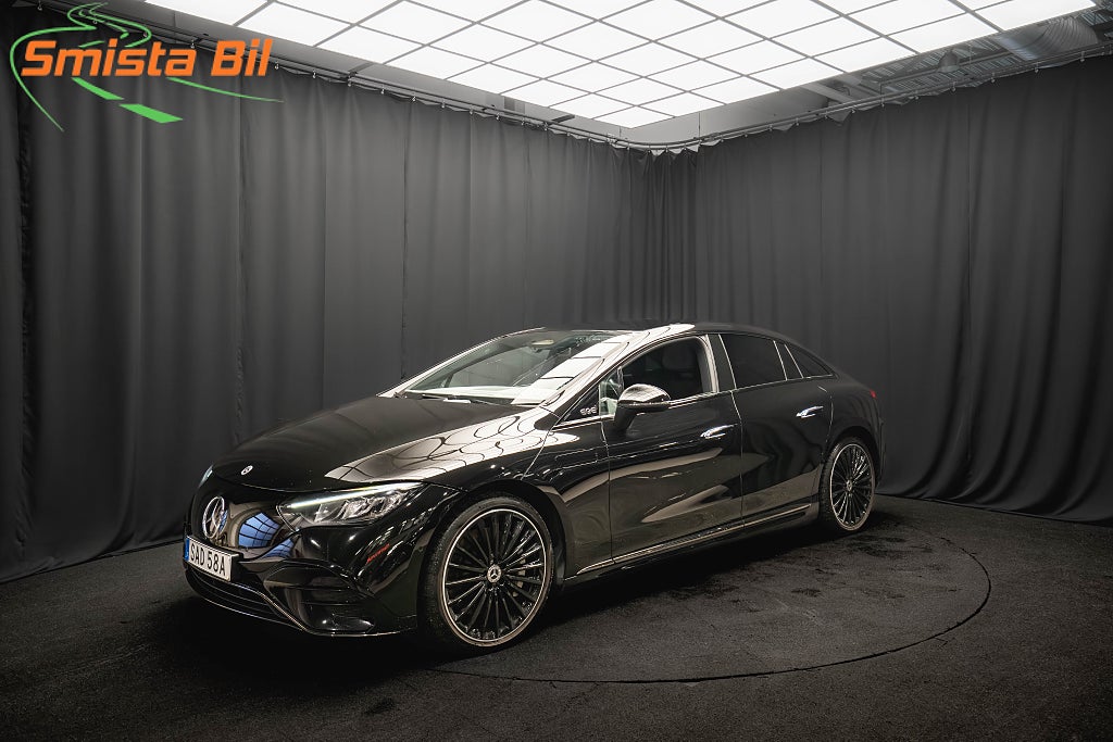 Mercedes-Benz EQE 350+ AMG NIGHT LUFT 21'' BUR LÄDER DRAG ELSTOL MOMS