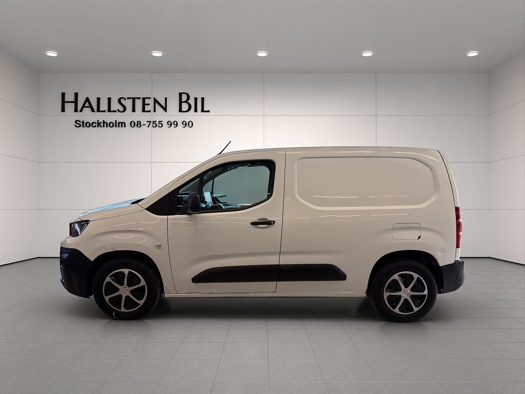 Peugeot Partner 1.5 BlueHDi Skåp Drag 3-Sits Värmare Svensksåld