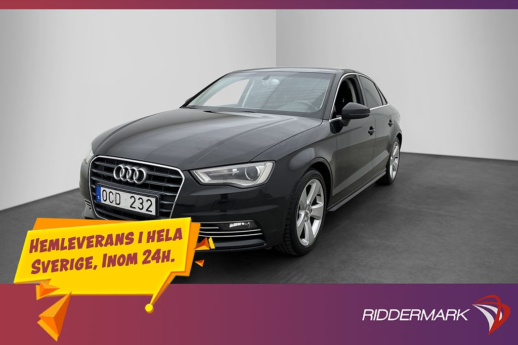 Audi A3 Sedan TFSI 140hk Ambition Farthållare 0,48l/mil