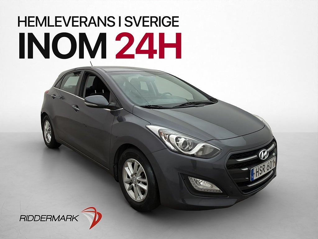 Hyundai i30 1.6 CRDi 110hk Comfort Eco Sensorer Rattvärme