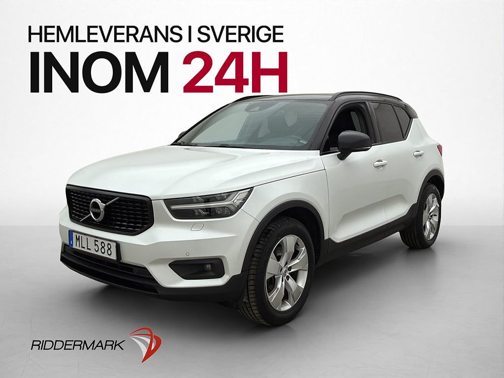 Volvo XC40 T4 190hk AWD R-Design Adaptiv Skinn Värmare Drag