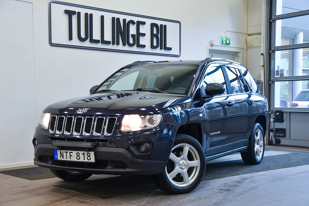 Jeep Compass 2.4 4WD Automat 170Hk 4x4 Drag M&K Limited Läder