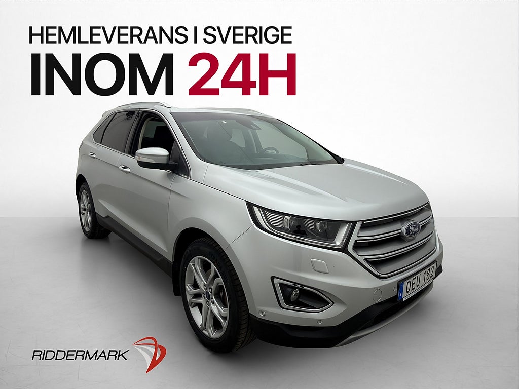 Ford Edge TDCi AWD 210hk Titanium Värm Kamera Navi Dragkrok
