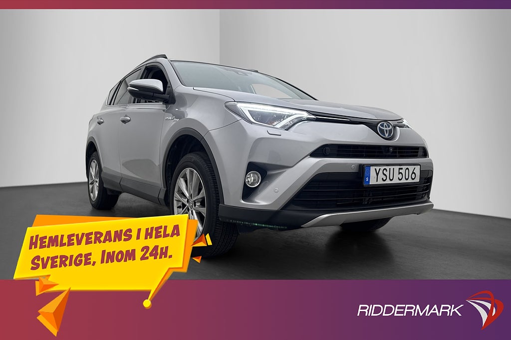 Toyota RAV4 Hybrid AWD Executive Värmare 360° Skinn Dragkrok