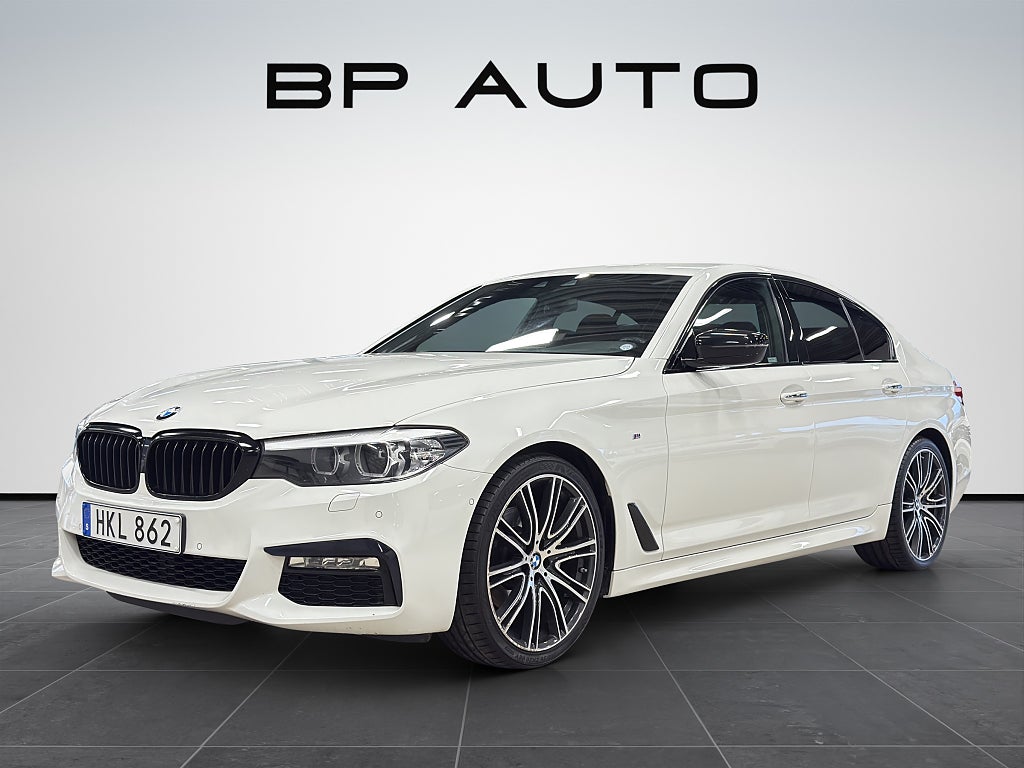 BMW 520d Sedan M-Sport Skinn GPS Kamera Hi-Fi Rattvärme 190hk