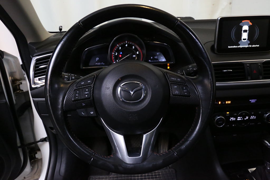 Mazda 3 2,2 DE SKYACTIV-D Optimum Aut Head-up BOSE Skinn Drag 2015