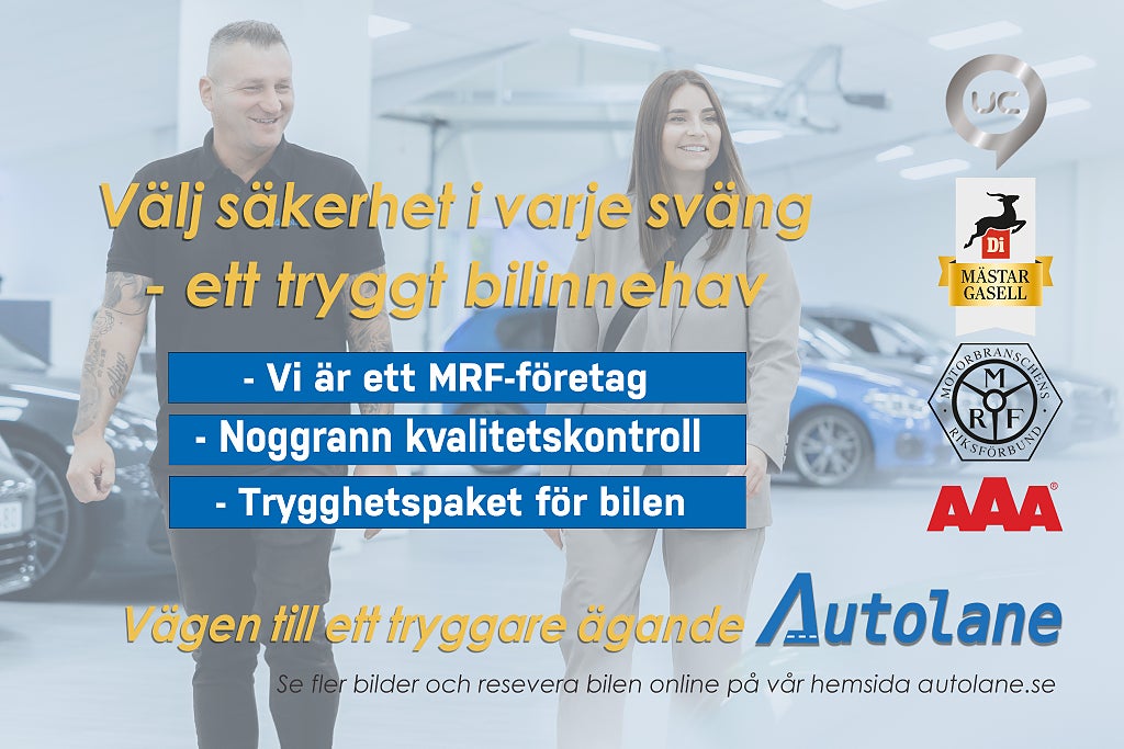 BMW 218d Active Tourer SportLine, GPS, Automat, Rattvärme 150hk