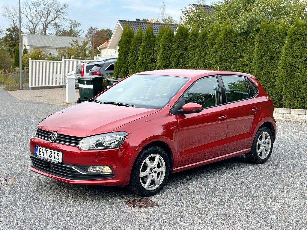 Volkswagen Polo 5-dörrar 1.2 TSI nybesiktad, 90hk, 2015