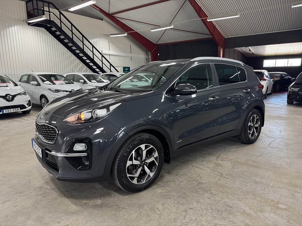 Kia Sportage 1.6 T-GDI AWD DCT Advance/Kamera/PDC/Rattvärme/Krok/GPS