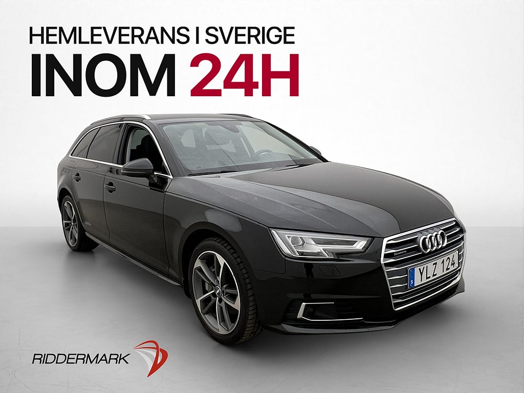 Audi A4 2.0 TDI 190hk Quattro D-Värmare Drag Adaptiv fart