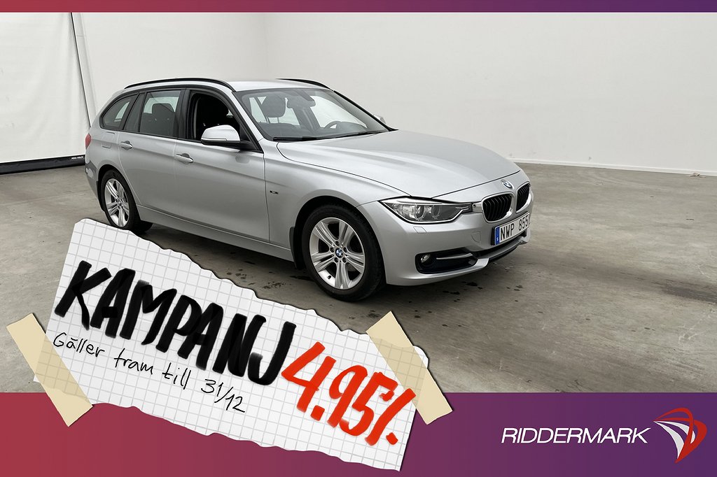 BMW 318 d Touring Sport line Sensorer Sportstol 4,95% Ränta